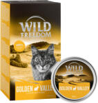 Wild Freedom 24x85g Wild Freedom Adult tálcás nedves macskatáp- Golden Valley - nyúl & csirke