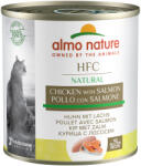 Almo Nature 6x280g Almo Nature HFC nedves macskatáp-csirke & lazac