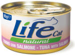  Life Cat Wet 6x85g LifeCat Natural Adult Tonhal & lazac nedves macskaeledel