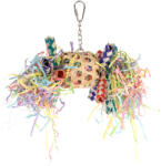  TIAKI TIAKI tépkedőjáték bambuszból és papírból madaraknak - H 18 x Sz 13 x M 12 cm