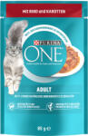 ONE 52x85g PURINA ONE Adult marha & sárgarépa nedves macskatáp