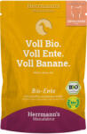 Herrmanns 20x100g Herrmann's Selection nedves macskatáp - Bio kacsa bio burgonyával & bio banáncsipsszel