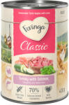 Feringa 12x400g Feringa Classic Meat Menü Lazac & pulyka nedves macskatáp