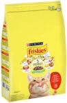 Friskies 4kg PURINA Friskies Adult Cat marha, csirke & zöldség száraz macskatáp