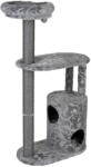 zooplus Royal Silver kaparófa macskáknak, szürke/virágos design