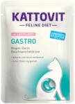 KATTOVIT 6x85g Kattovit Gastro tasakos nedves macskatáp-lazac & rizs