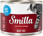Smilla 24x200g Smilla marhatál nedves macskaeledel- Marha & hal