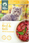  Pure Nature 12x85g Pure Nature Junior Cat marha & borjú nedves macskatáp