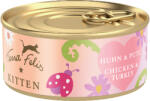Terra Faelis 18x70g Terra Felis Kitten csirke & pulyka nedves macskatáp