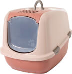 SAVIC Savic Nestor XXL macska WC, pezsgőszín / sötét rózsaszín