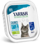 Yarrah 6x100g Yarrah bio-falatkák szószban - Hal & bio spirulina alga nedvestáp macskáknak