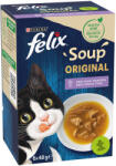 FELIX 6x48g Felix Soup jutalomfalat macskáknak- Vegyes ízek