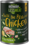 Greenwoods 24x400g Greenwoods Less Meat Peas borsó & csirke nedves kutyatáp
