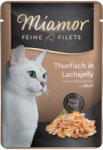 Miamor 6x100g Miamor Feine Filets aszpikban nedves macskatáp - Tonhal lazac-aszpikban