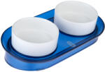  TIAKI 2x400 ml-es TIAKI Duo Deep Se dupla kerámiatál kutyáknak, macskáknak Ø13cm