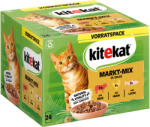 Kitekat 24x85g Kitekat piaci mix aszpikban tasakos nedves macskatáp