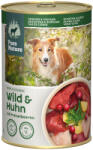  Pure Nature 6x400g Pure Nature Adult Csirke, vad & marha nedves kutyatáp