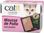 Catit 12x90g Catit Cuisine Mousse Csirke & sonka nedves macskaeledel
