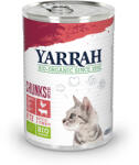 Yarrah 24x405g Yarrah falatkák szószban Bio csirke, bio marha, bio csalán & bio paradicsom nedves macskatáp