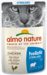 Almo Nature 12x70g Almo Nature Holistic Sterilised nedves macskatáp-csirke