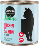 Cosma 12x80g Cosma Nature csirke & lazac nedves macskatáp