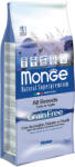 Monge Grain Free Dog 12kg Monge BWild Grain Free All Breeds Adult szardella, burgonya & borsó száraz kutyatáp