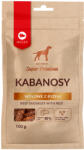 Maced 100g Maced Super Premium kolbászkák marha & rizs kutyasnack