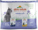 Almo Nature 6x70g Almo Nature Functional Intestinal Help nedves macskatáp-Mix: 3 x szárnyas+3 x hal