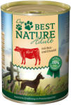  Best Nature 6x400g Best Nature Dog Adult Marha, rizs & sáfrányos szeklice-olaj nedves kutyatáp
