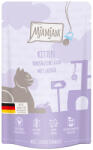  MjAMjAM 24x125g MjAMjAM Quetschie Kitten nedves macskatáp - Finom borjúhús lazacolajjal