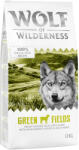 Wolf of Wilderness 2 x 12 kg Green Fields Lamb Wolf of Wilderness gabonamentes száraz kutyatáp