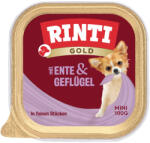 RINTI 24x100g RINTI Gold Mini kacsa & szárnyas nedves kutyatáp