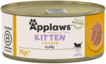 Applaws 6x70g Applaws Kitten csirke nedves kölyökmacskatáp aszpikban