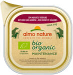  Almo Nature BioOrganic 6x100g Almo Nature BioOrganic Maintenance bio marha & bio zöldség nedves kutyatáp