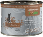 Catz Finefood 6x200g catz finefood Monoprotein zooplus vaddisznó nedves macskatáp