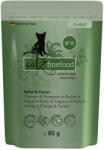 Catz Finefood 8x85g catz finefood tasakos nedves macskatáp-Csirke & fácán