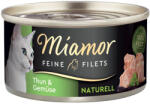 Miamor 24x80g Miamor Naturelle finom filék tonhal & zöldség nedves macskatáp