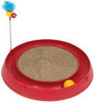 Catit Catit 3in1 macskajáték kaparóblokkal kb. Ø 36x25 cm, piro