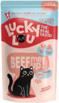 Lucky Lou 16x125g Lucky Lou Adult Szárnyas & marha nedves macskatáp