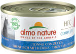 Almo Nature 12x70g Nature HFC Complete Tonhal & sütőtök nedves macskaeledel