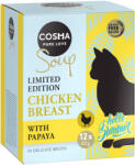 Cosma 12x40g Cosma Soup csirkemell & papaya étrend-kiegészítő macskáknak