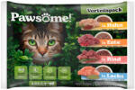  Pawsome 4x85g Pawsome Adult Cat nedves macskatáp Mix (4 változattal)