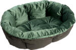 Ferplast Sofà ágybetét Ferplast Siesta Deluxe kutyakosárhoz, zöld bársony, H 96 x Sz 71 x M 32 cm