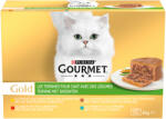Gourmet 12x85g Gourmet Gold Terrine zöldséggel nedves macskatáp