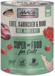 MAC's 12x800g MAC´s Cat nedves macskatáp- Kacsa, nyúl & marha