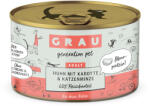 Grau 24x200g GRAU Csirke, sárgarépa & macskamenta gabonamentes nedves macskatáp