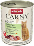 Animonda 12x800g animonda Carny Adult Csirke, pulyka & nyúl nedves macskatáp