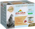 Almo Nature 4x50g Almo Nature HFC Natural Light Tonhal & garnéla nedves macskatáp