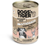  Dogs'n Tiger 6x400g Dogs'n Tiger ínyenc menü Vad, szárnyas, körte, köles & szelid gesztenye nedves kutyatáp
