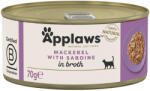 Applaws 6x70g Applaws makréla & szardínia hallében nedves macskatáp